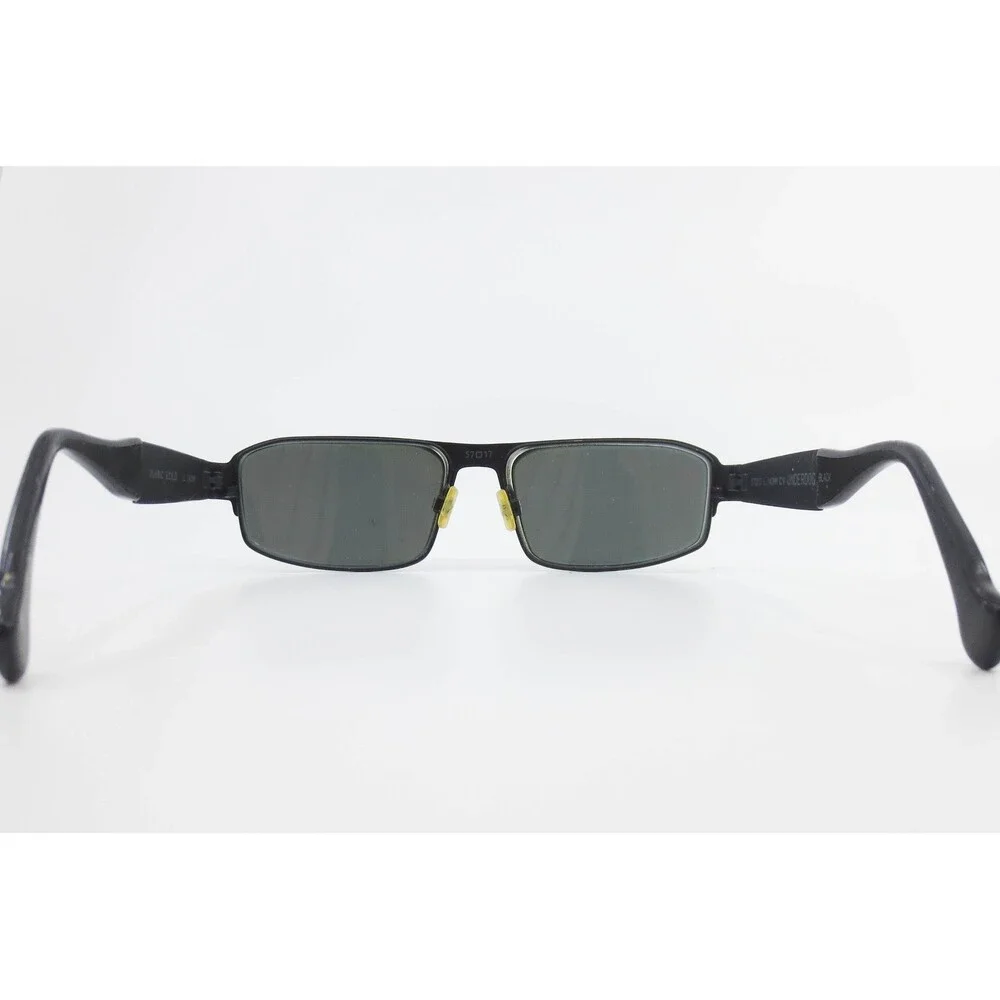 Marc Ecko Underdog Black Rectangular Metal Sunglasses 57-17-140 Mens Eyewear